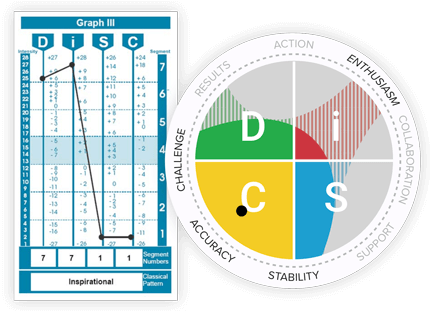 DiSC® Classic graph & Everything DiSC® circle