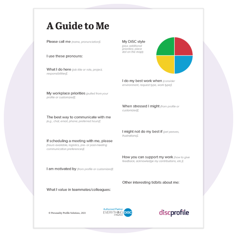 Image of the Guide to Me document