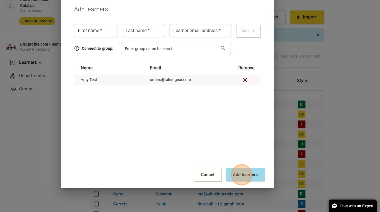 Catalyst help: assigning access codes one by one