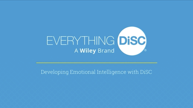 Video screenshot: Developing Emotional Intelligence with DiSC